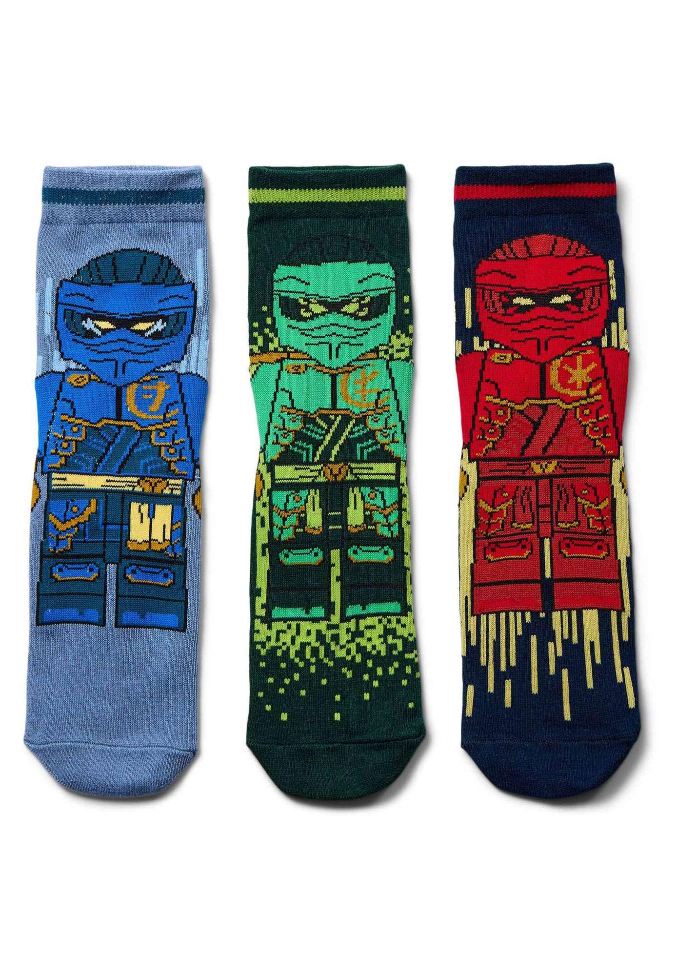 LEGO® NINJAGO® 3-Pack Socks – LWAGAN 108 -LEGO®