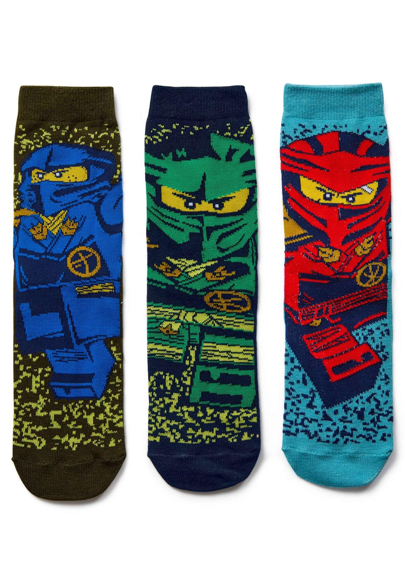 LEGO® NINJAGO® 3-Pack Socks – LWAGAN 605 -LEGO®