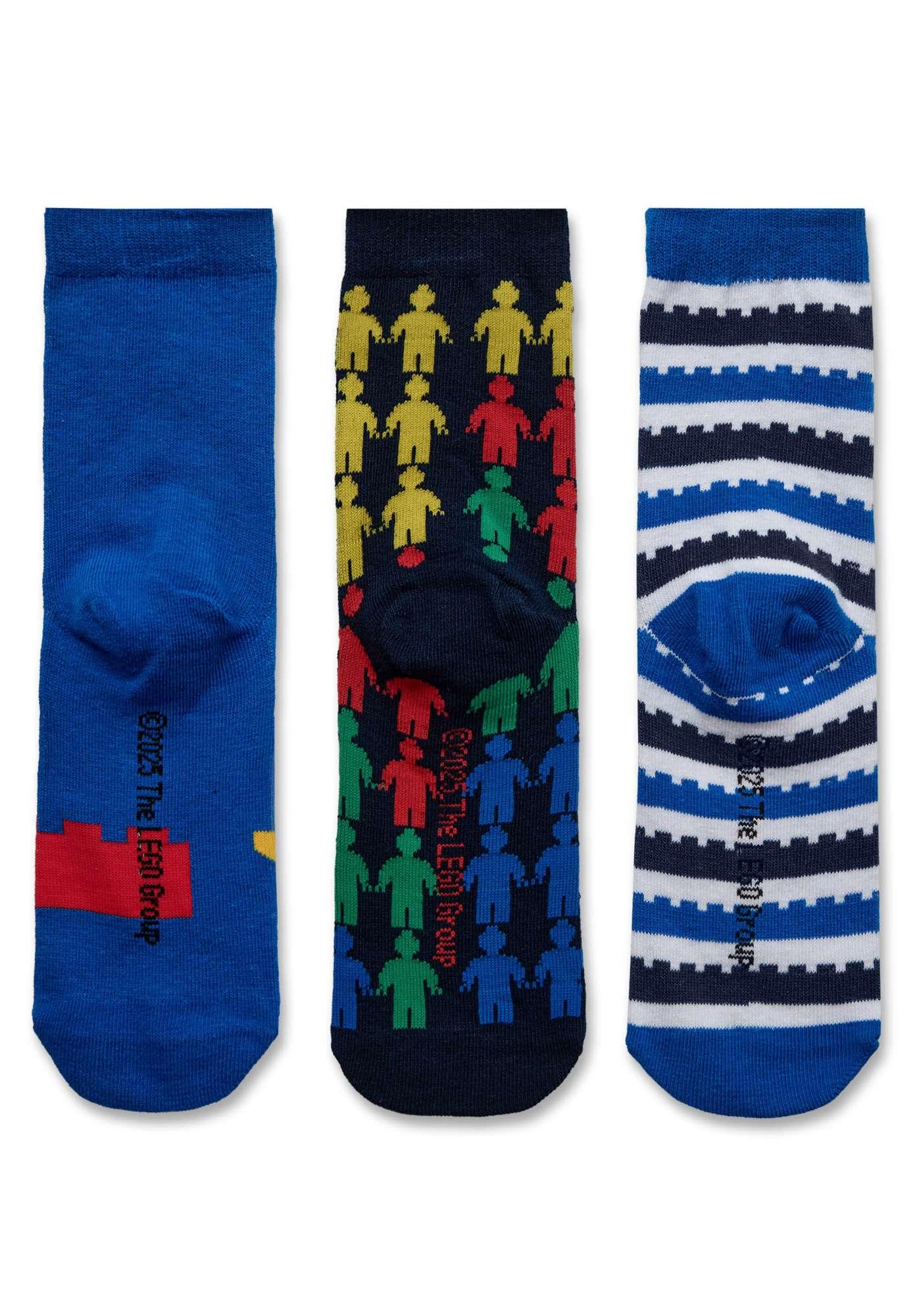 LEGO® 3-Pack Socks – LWAGAN 700 -LEGO®