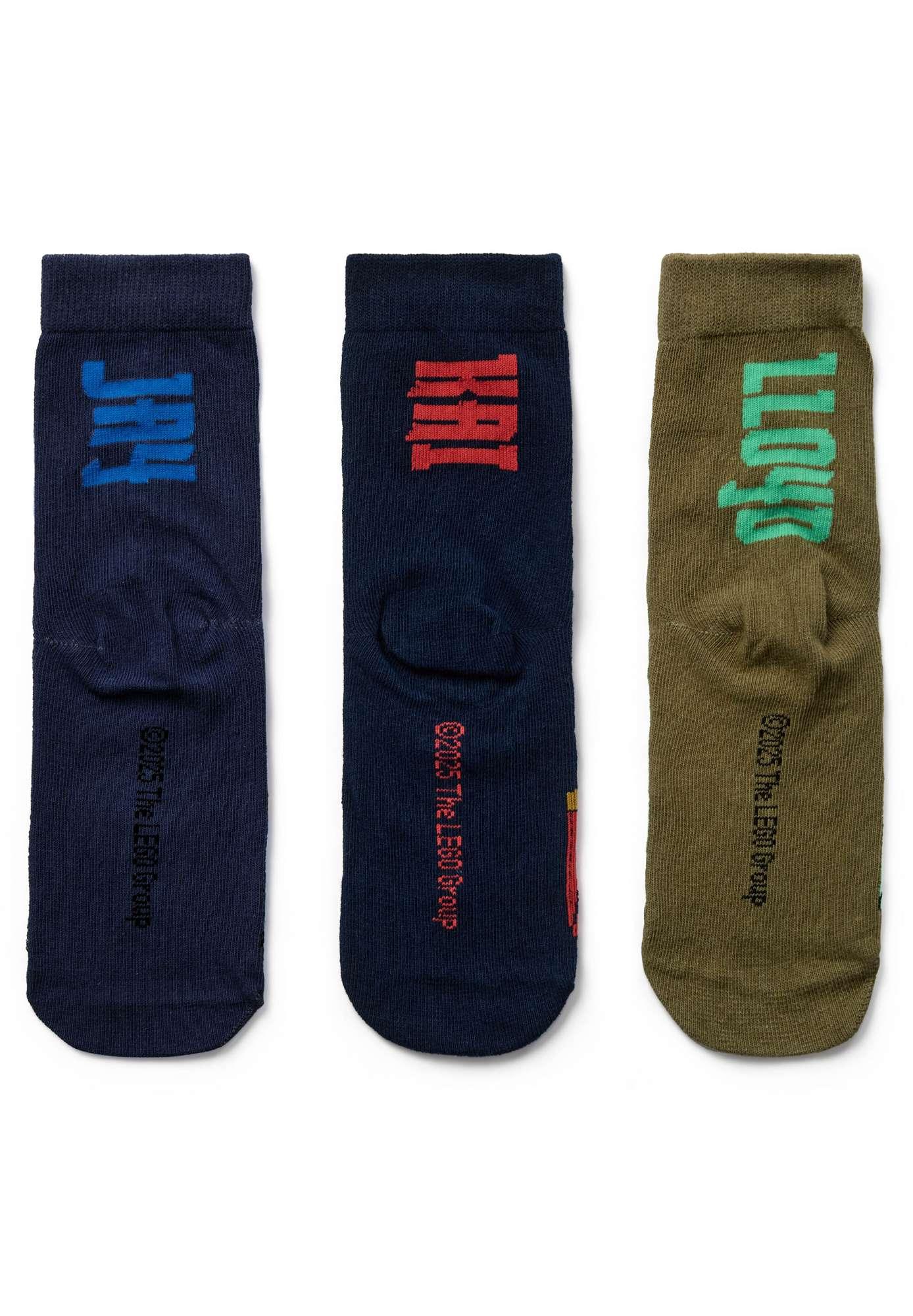 LEGO® 3-PACK SOCKS - LWAIKO 103 -LEGO®