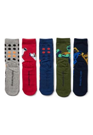 LEGO® NINJAGO® 5-pack socks LWAIKO 601 -LEGO®
