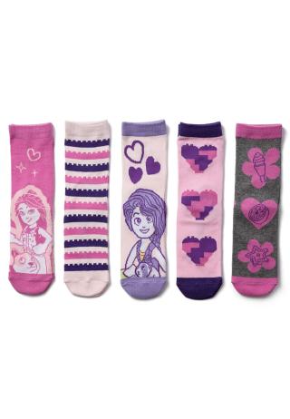LEGO® Friends 5-pack socks LWAYO 602 -LEGO®