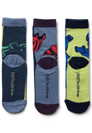 LEGO® NINJAGO® 3-pack socks LWAIKO 709 -LEGO®
