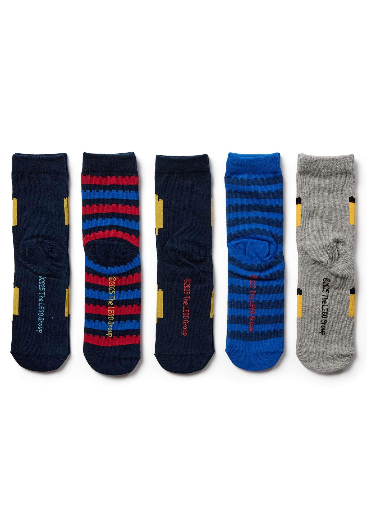 LEGO® 5-pack socks LWAIKO 704 -LEGO®