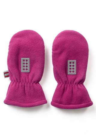 LEGO® fleece mittens LWALEX 700 - Fuchsia
