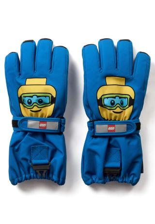 LEGO® ski gloves LWAIKO 730 - Blue