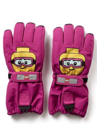 LEGO® ski gloves LWAIKO 730 - Fuchsia