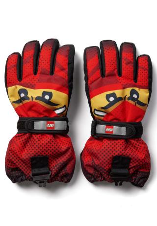 LEGO® NINJAGO® Gloves W/Mem. - LWAGAN 807 - Red