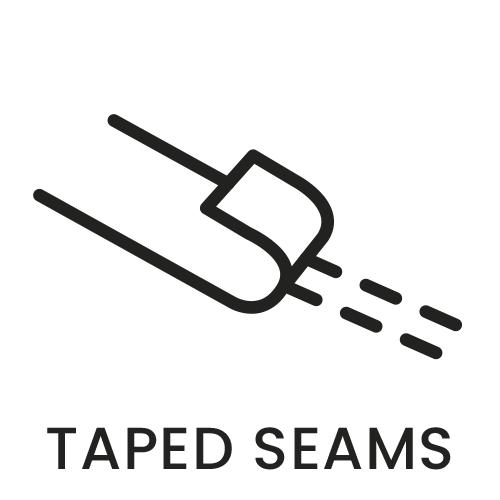 Icon for taped seams.