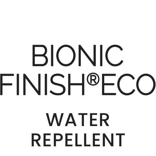 Icon for the BIONIC-FINISH® ECO water-repellent treatment.